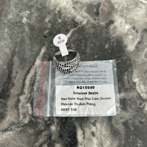 BP Black Onyx Cubic Zirconia Ring